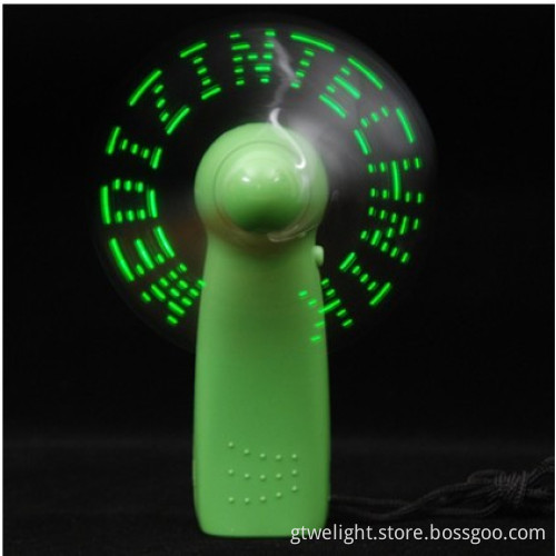 China Promotion Gifts Packing LED Mini Flashing Fan Wholesaler & Supplier